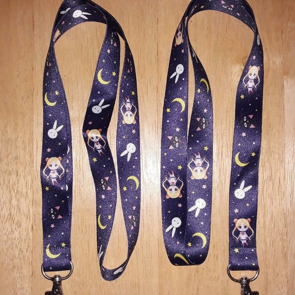 2 Japan Anime Sailor Moon Purple Lanyard B - Picture 1 of 7